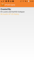 Austin APUSH Game