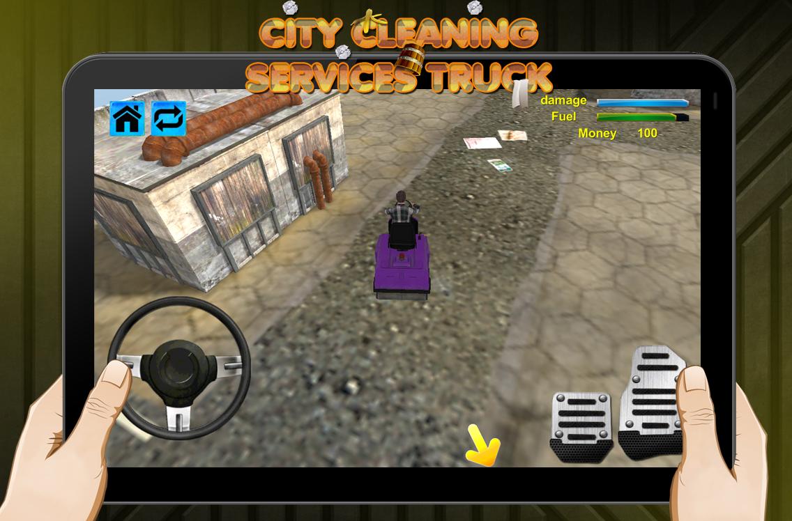 City Cleaning Services Truck