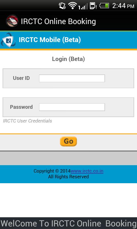 IndianRailway Online Booking
