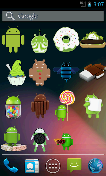 Waving Droid Widget