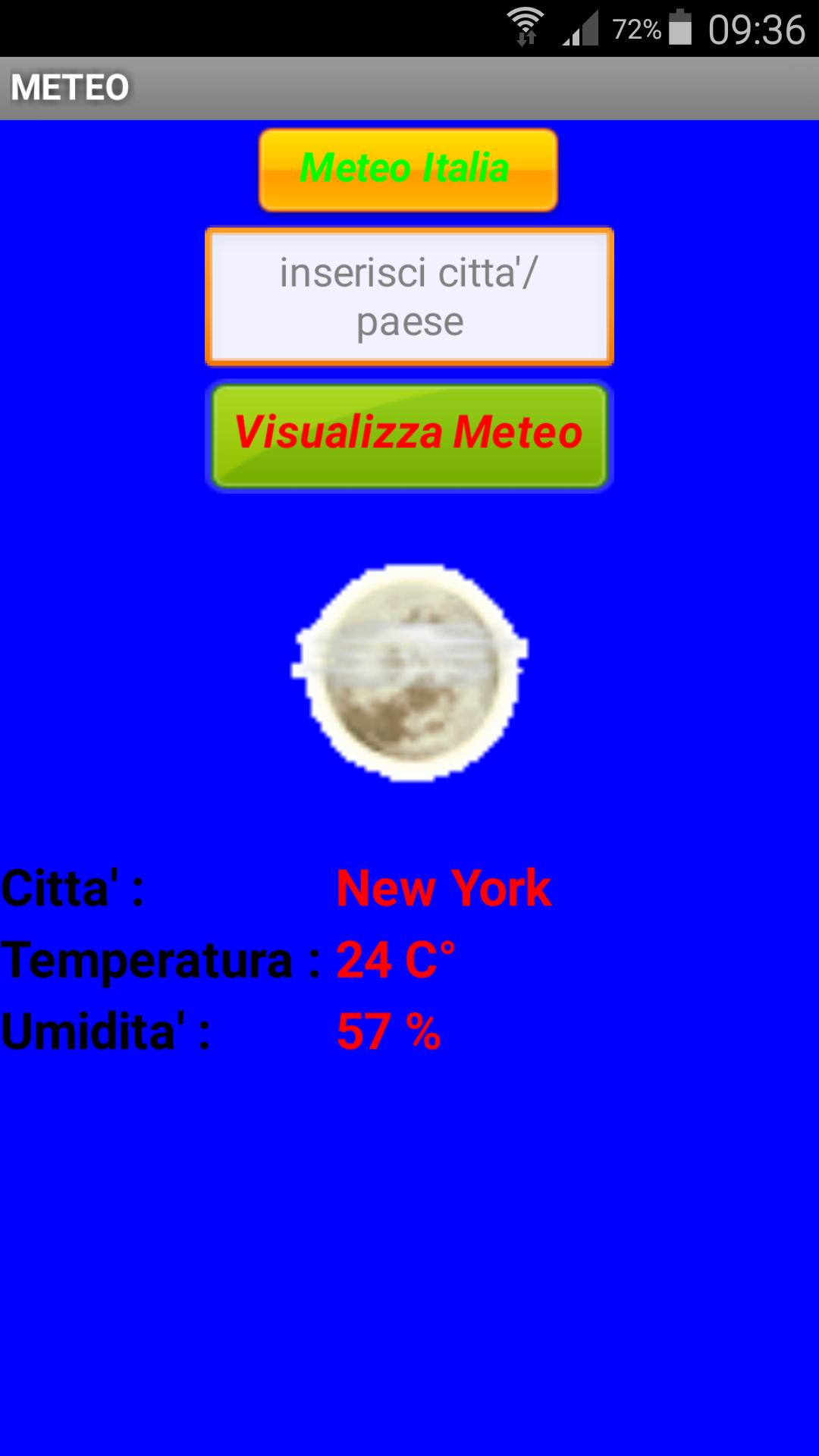 Previsioni Meteo