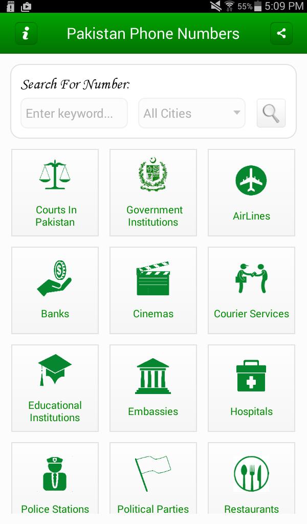 Pakistan Phone Numbers