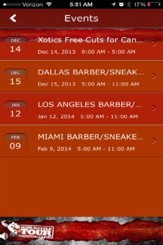 Hair Battle Tour Mobile App