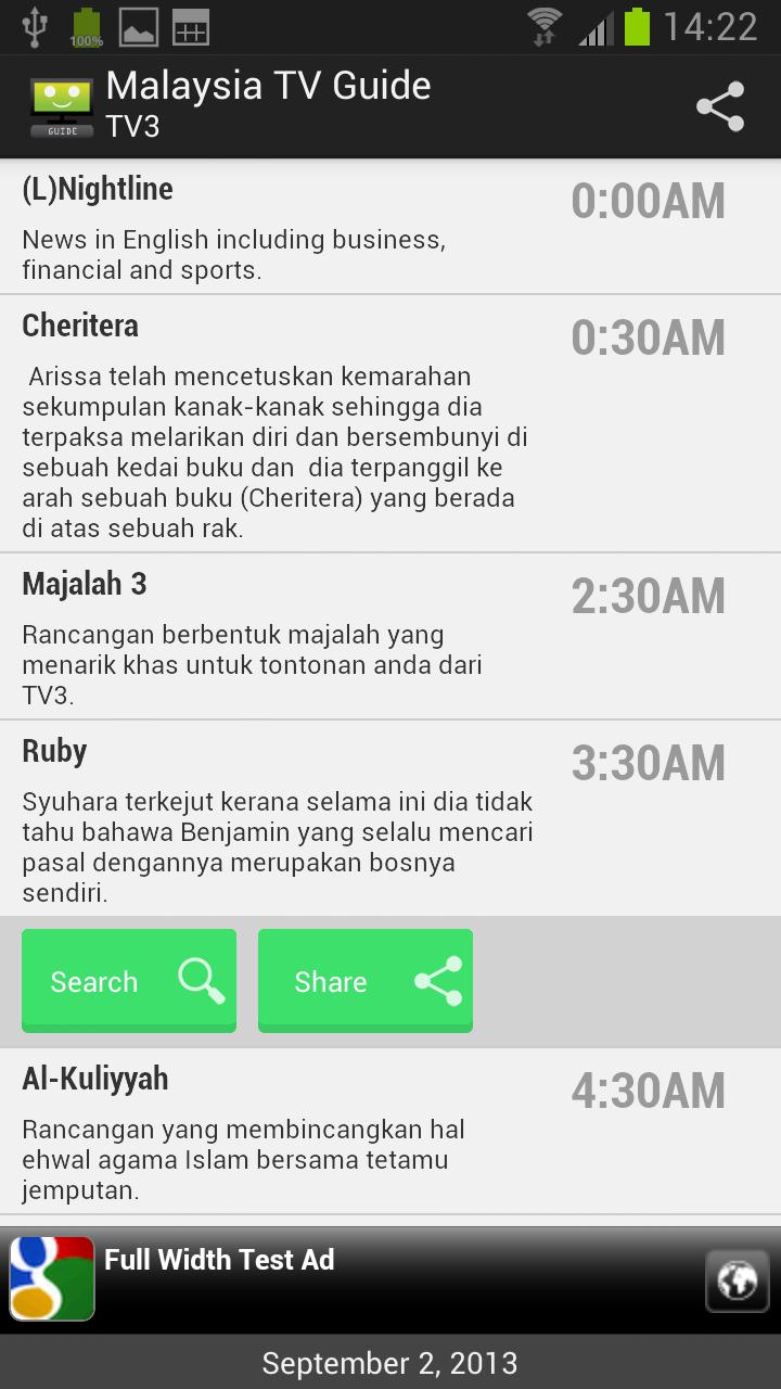 Malaysia TV Guide