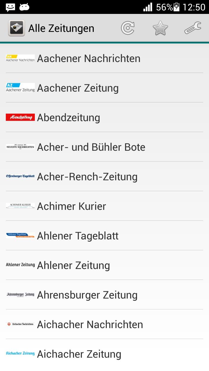 Zeitungen