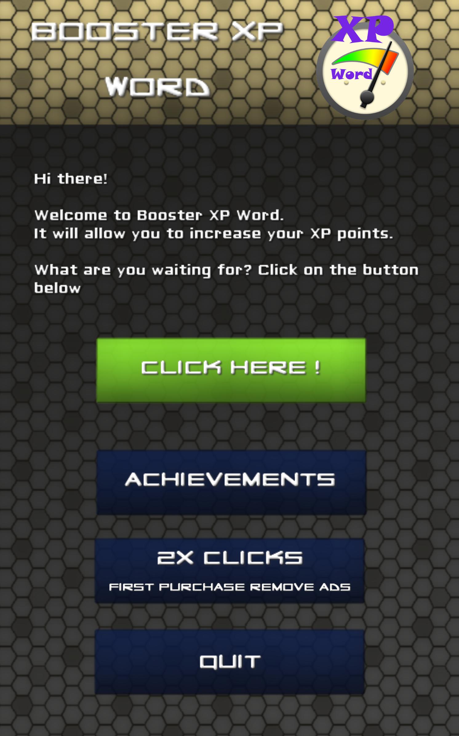 Booster XP Word