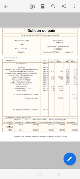 BULLETIN DE SALAIRE