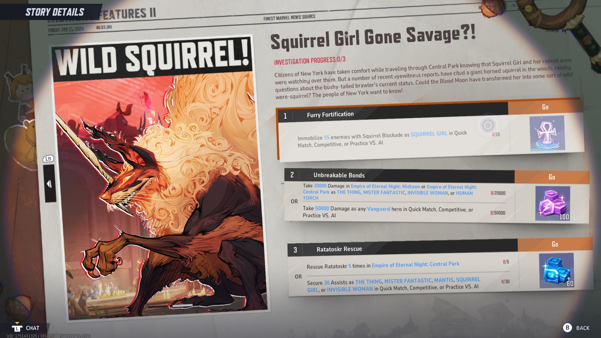 Wie man Ratatoskr im Central Park in Marvel -Konkurrenten rettet