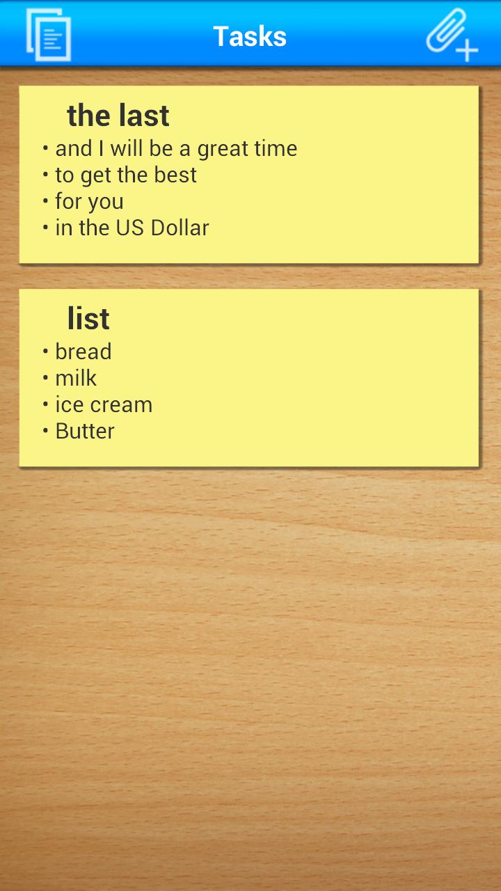 Notes & Tasks