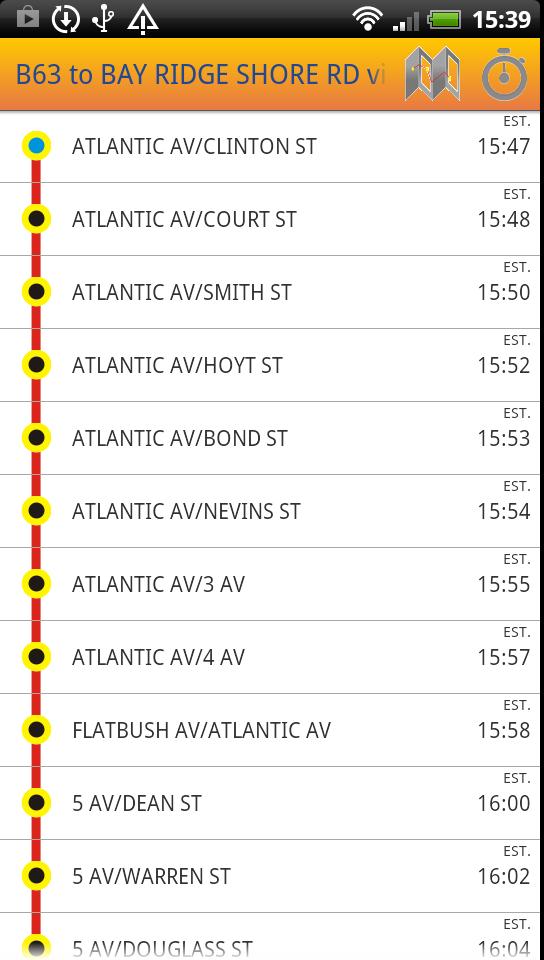 NYC Bus Live: Bus Scout