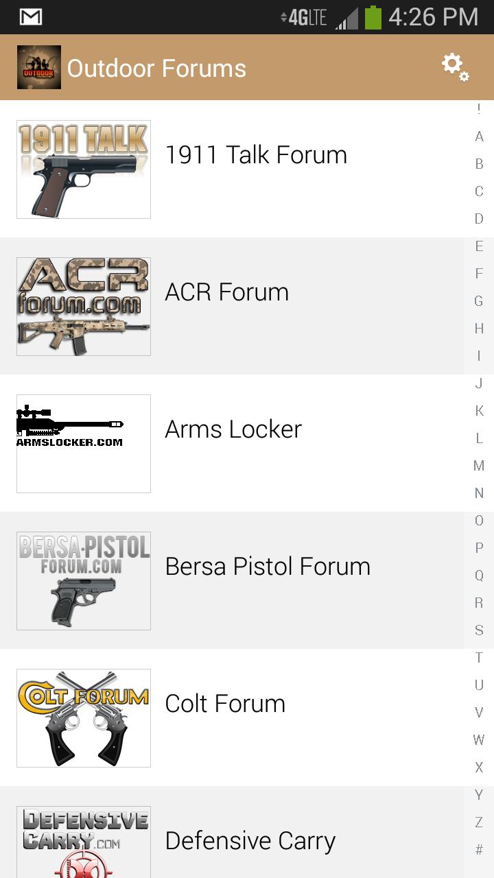 Outdoor Forums