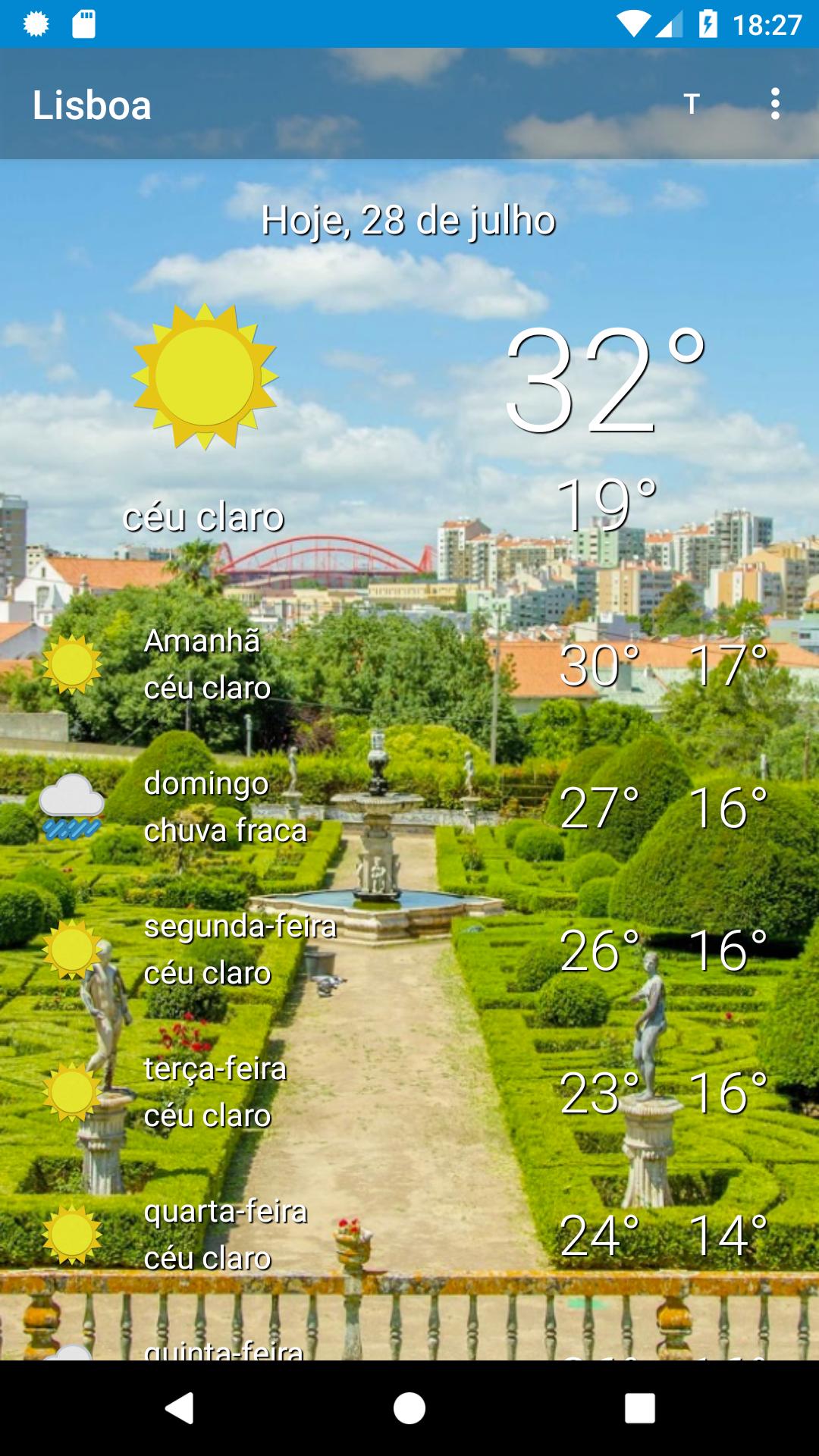 Tempo LISBOA