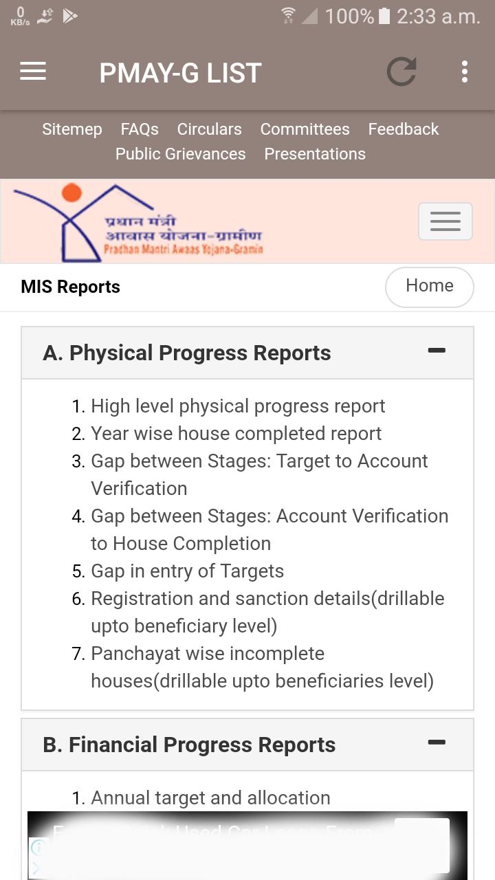 PMAYG LIST