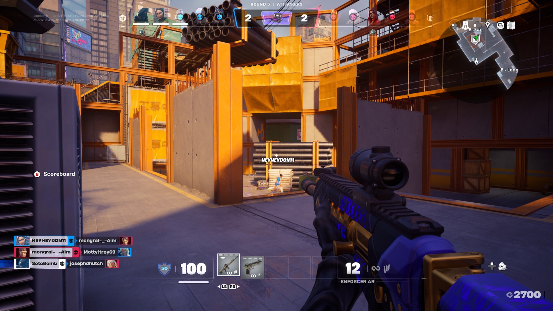 Meilleur chargement pour Fortnite balistique