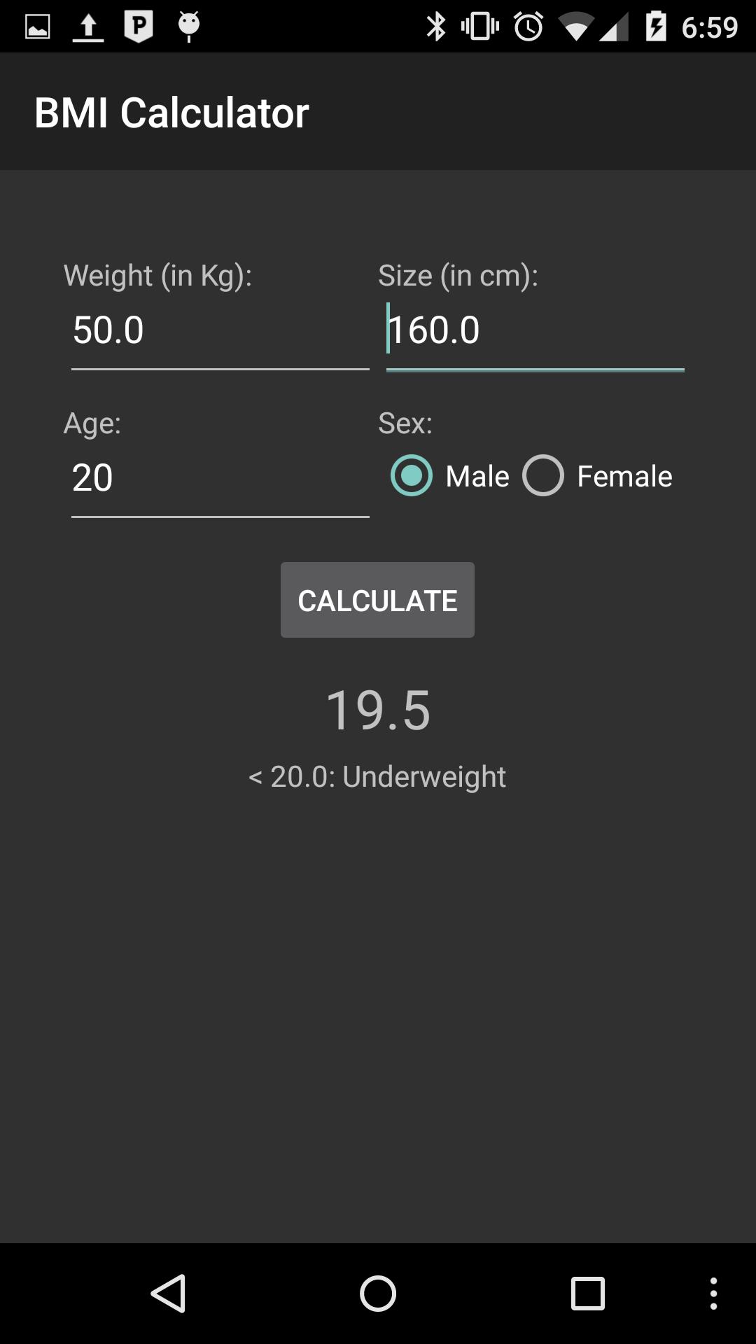 Simple BMI