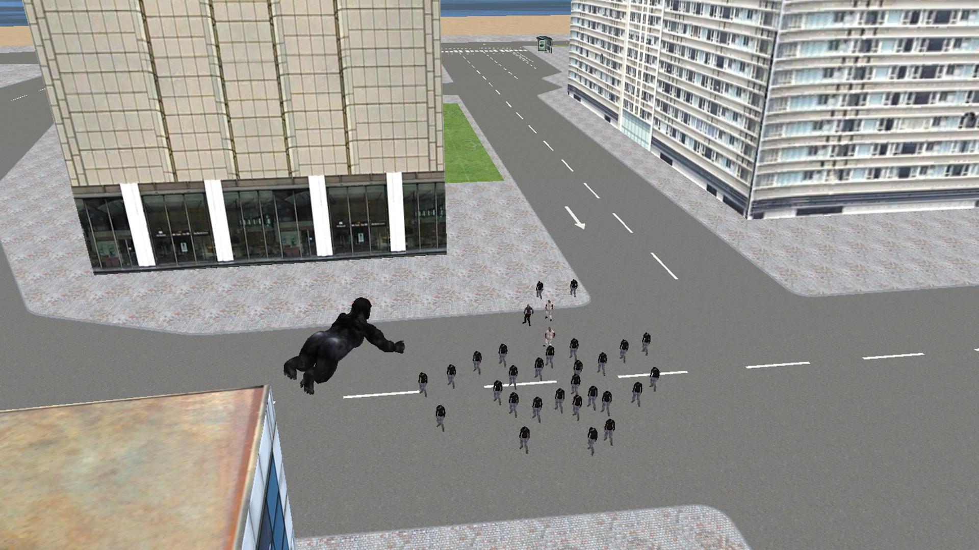 Real Gorilla vs Zombies - City