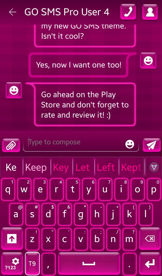 Hot Pink Keyboard
