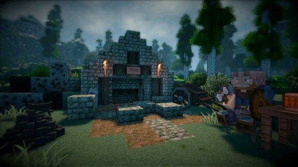 Minecraft Cassetia Continent RPG -Karte