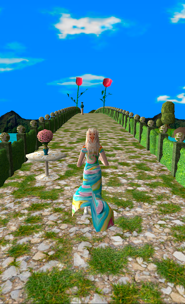 Princess runner. Endless bridg