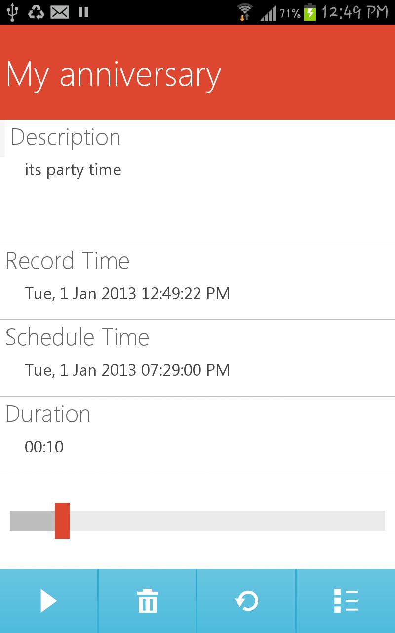 Auto Voice Reminder