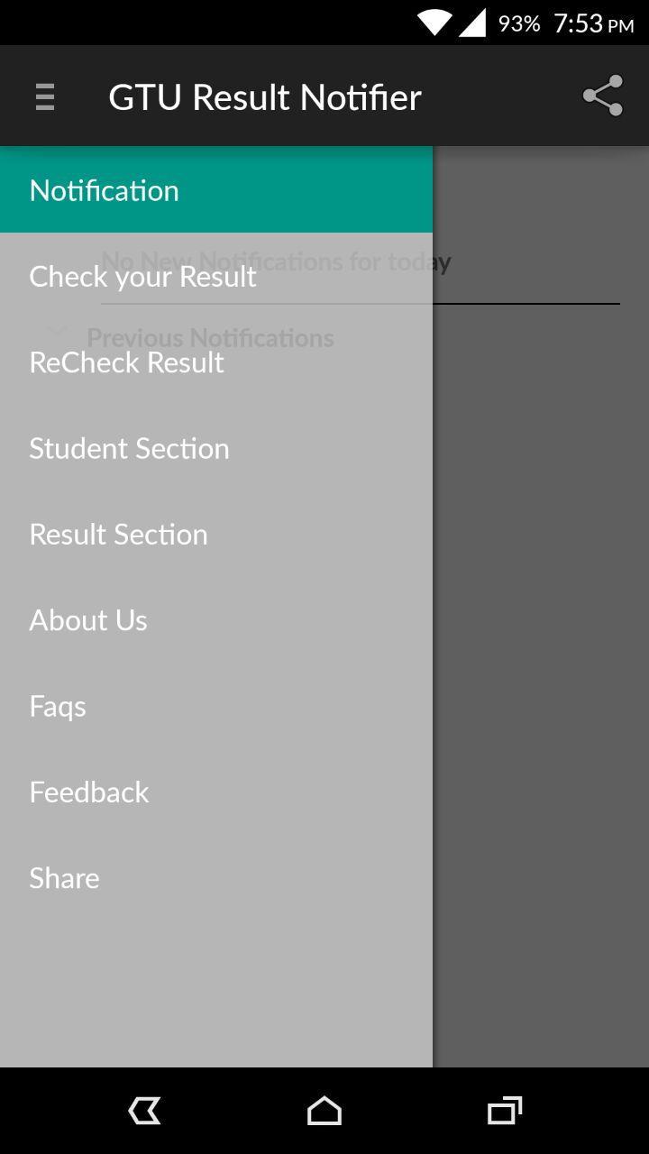 GTU RESULT NOTIFIER
