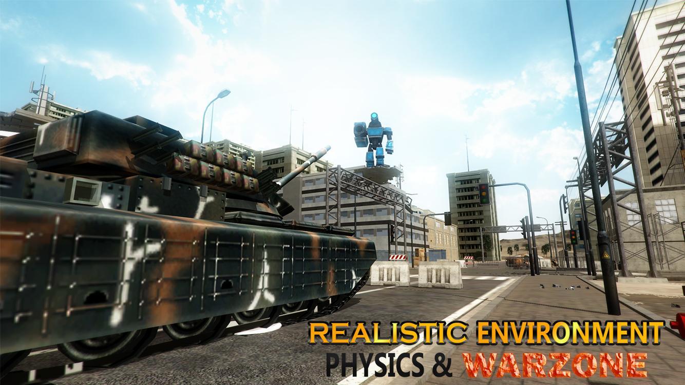 Army X Ray Tank Robot Battle