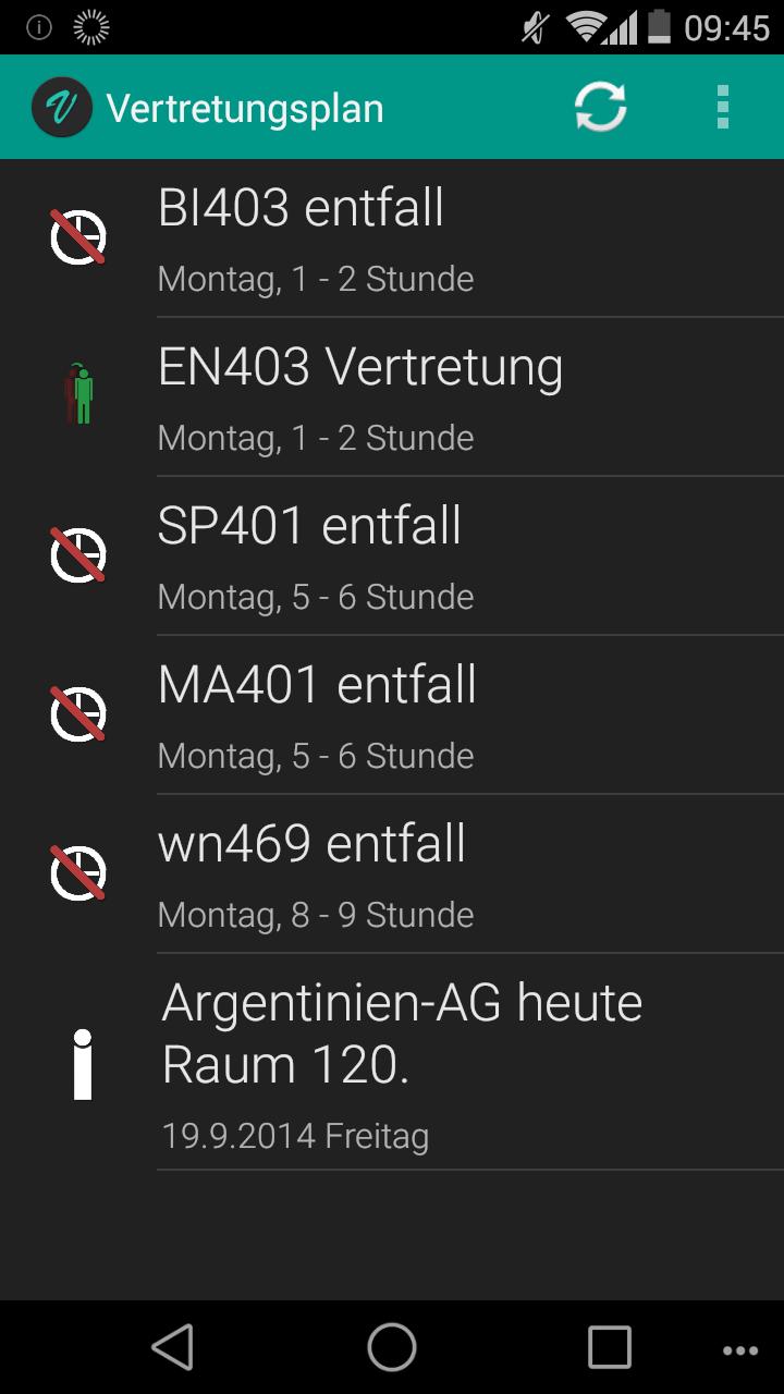 Vertretungsplan