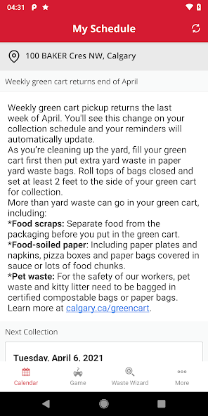 Calgary Garbage Day