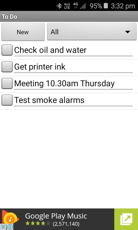 To Do List Notes