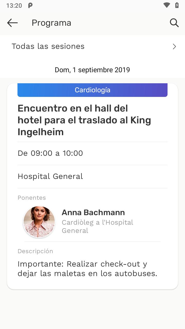 Eventos y congresos