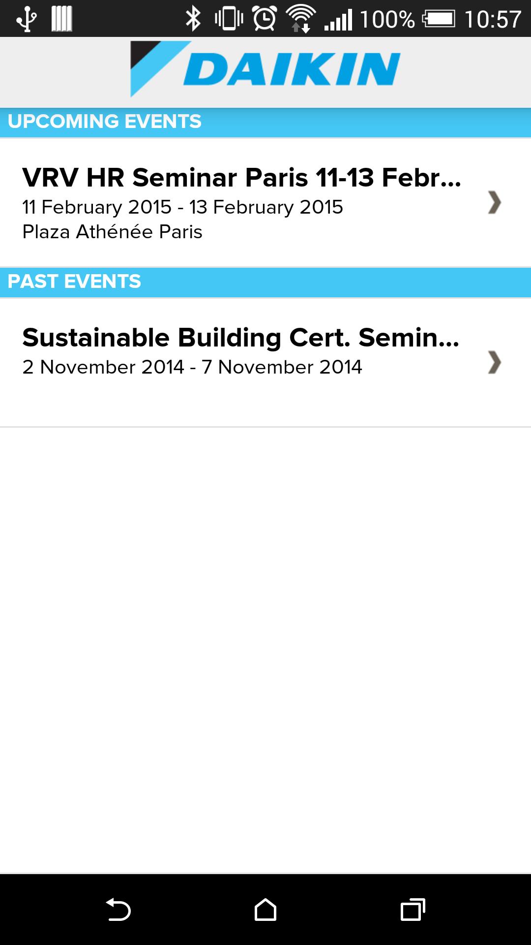 Daikin events