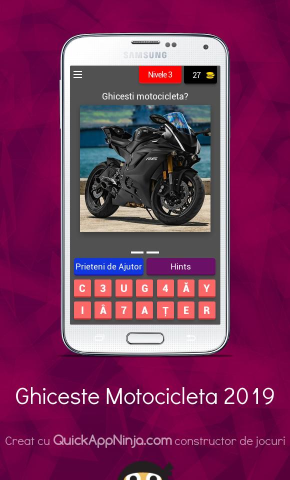 Ghiceste Motocicleta 2019