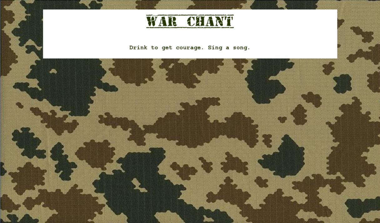 Drinking game: army missions