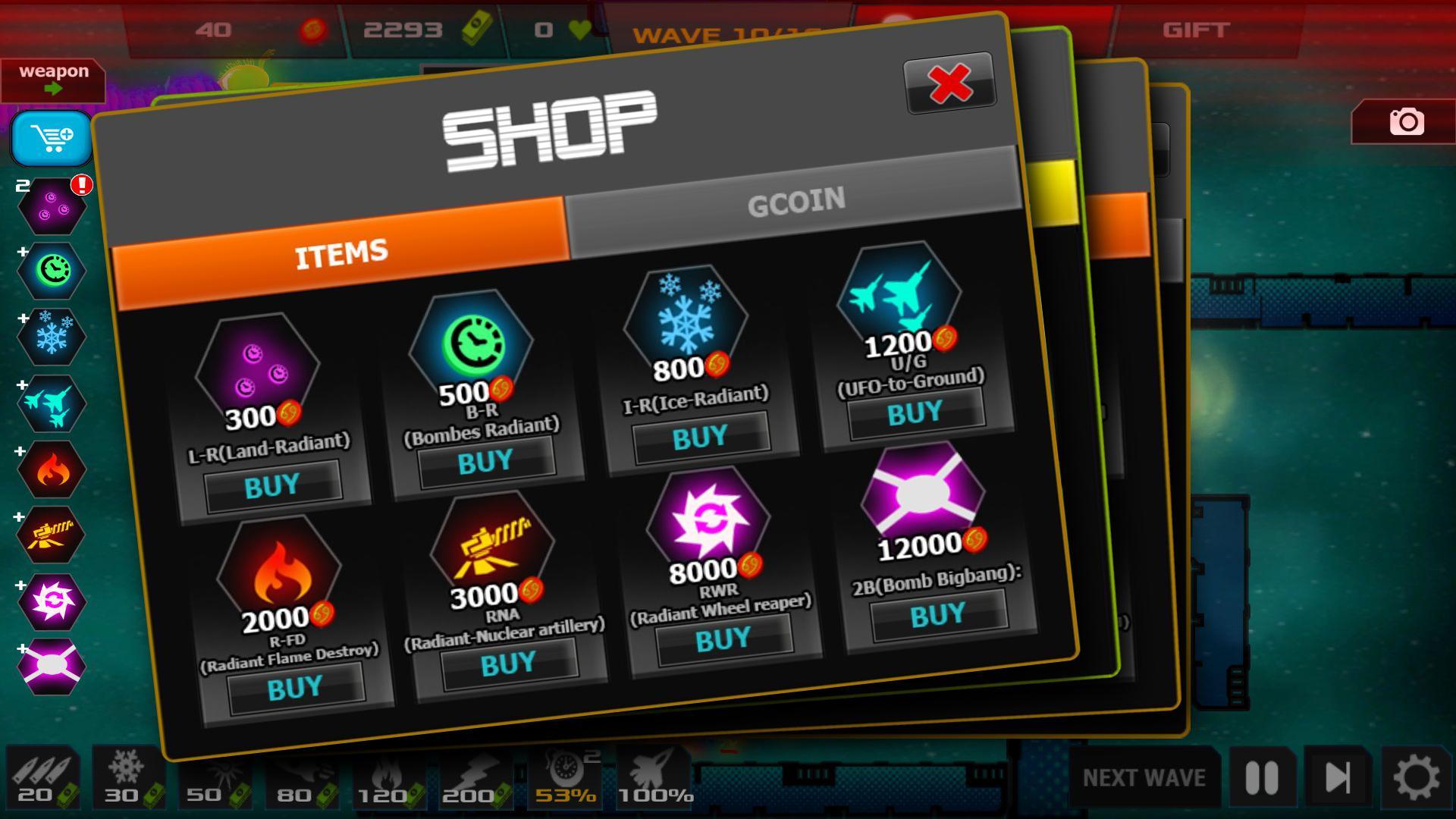 Strategy - Galaxy glow defense