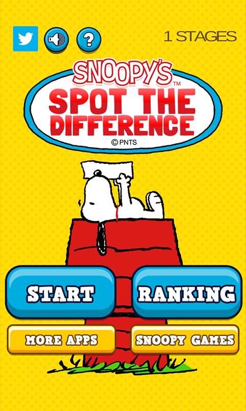 Snoopy's Spot the Difference
