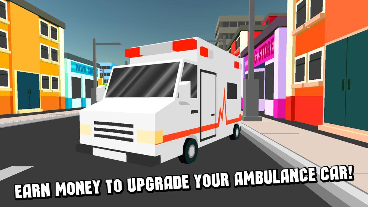 Cube Ambulance Simulator 3D