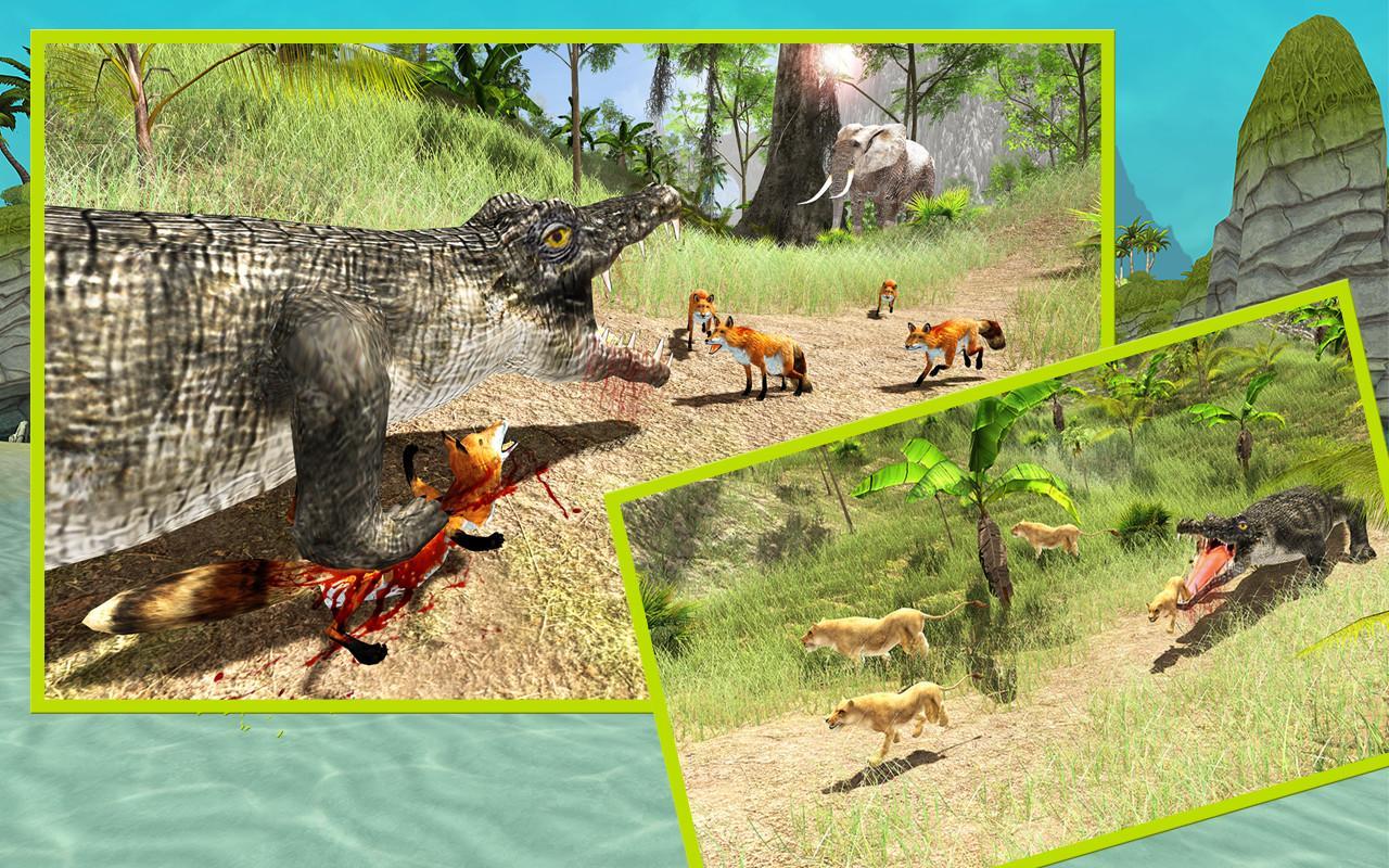Crocodile Simulator Attack 3d