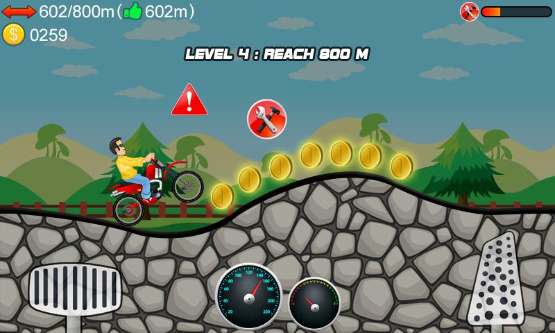 Jumping Hill Climb