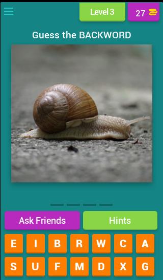 What's the BACKWORD?