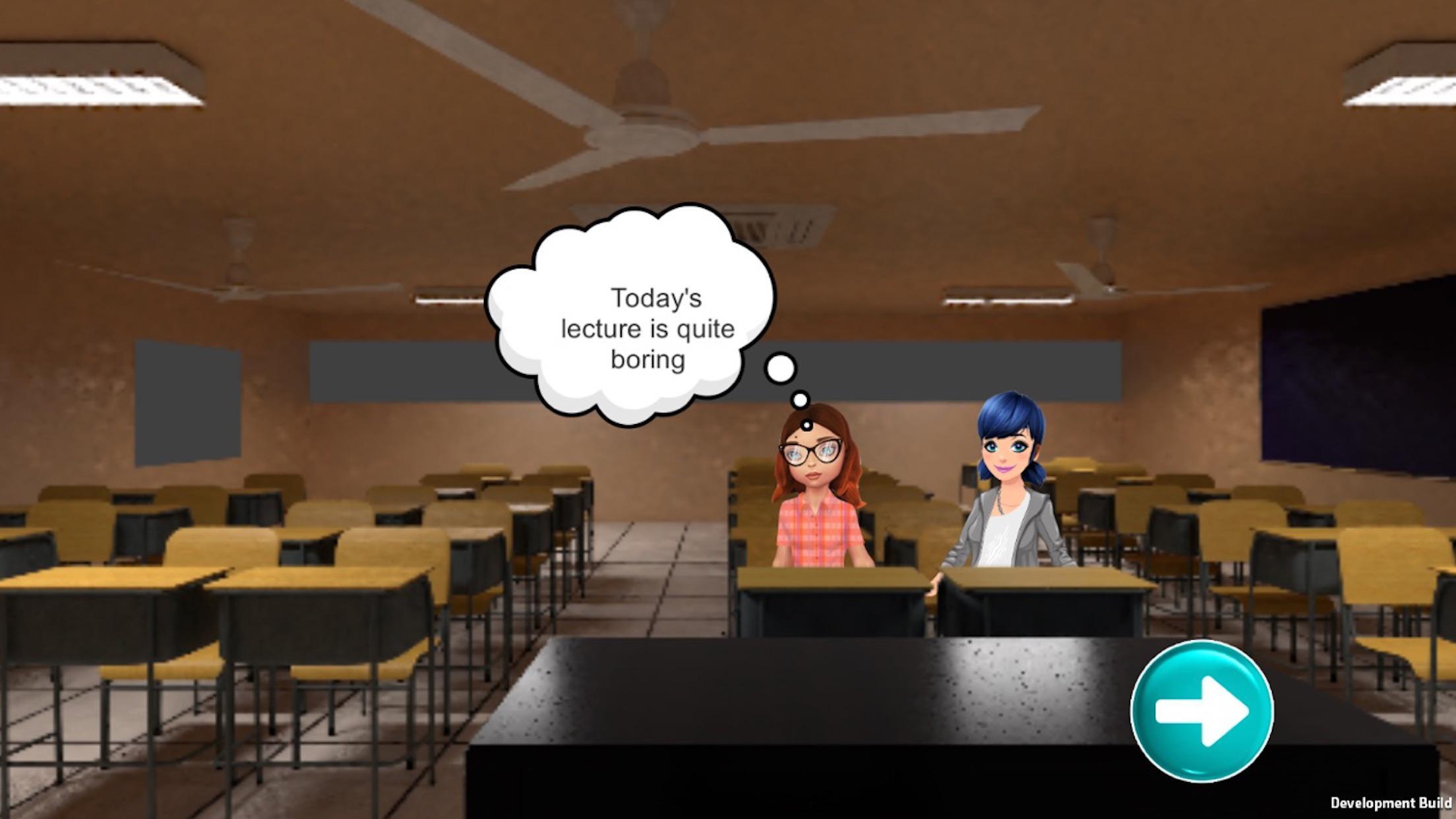 Interactive Story for ladybug - School days