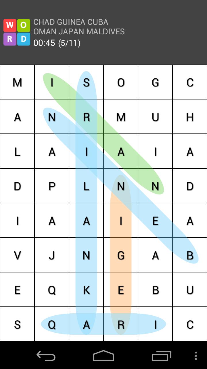 word friend-word search puzzle