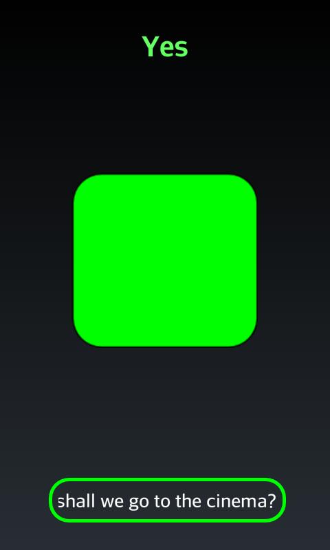 Yes or No - Make a decision!