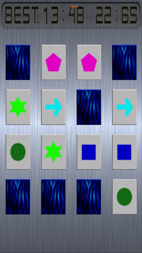 TIME ATTACK,Pair-memory game