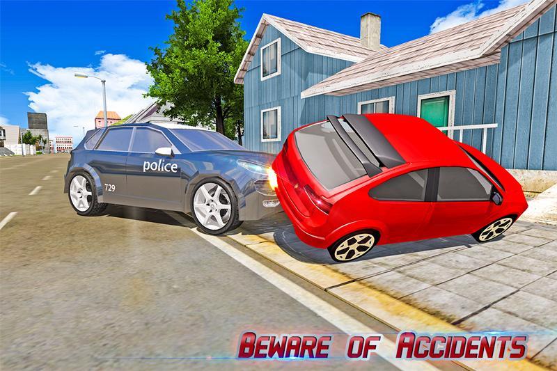 City Street Police Car Chase