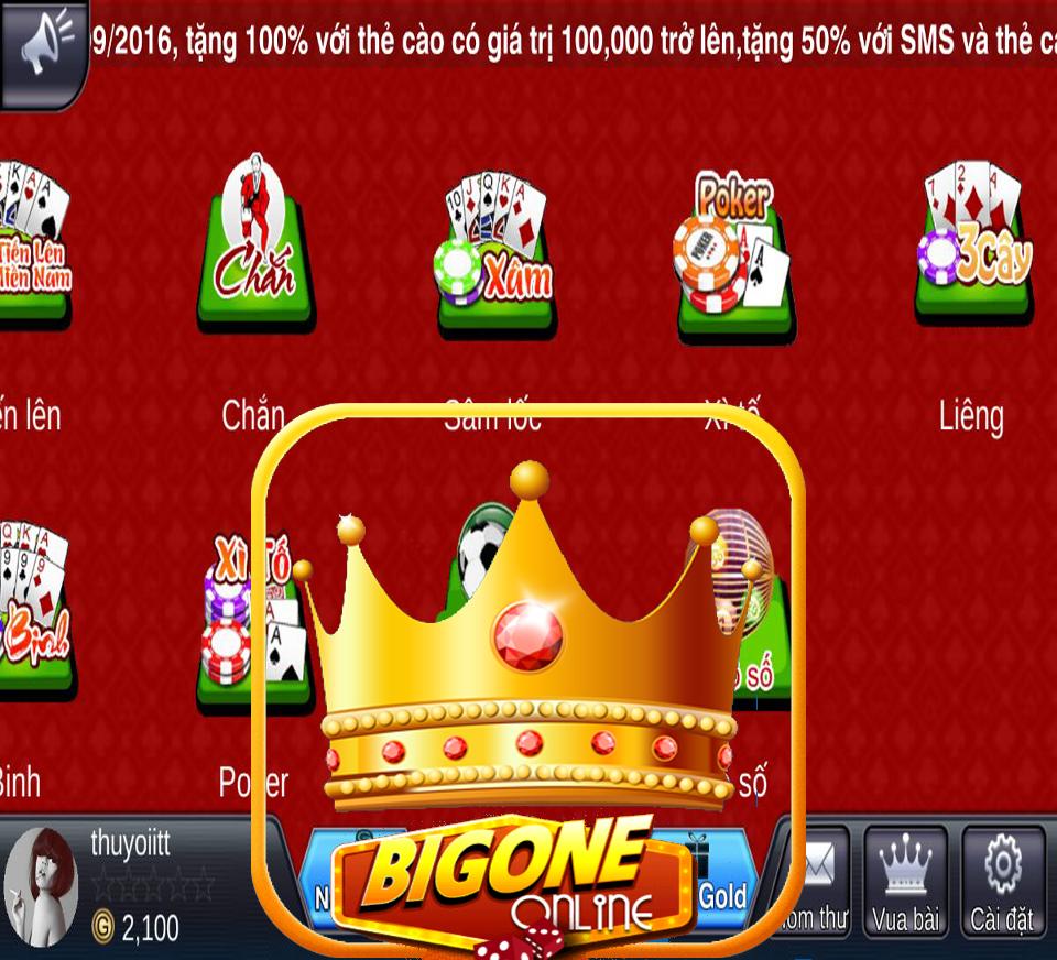 Danh bai doi thuong BigOne