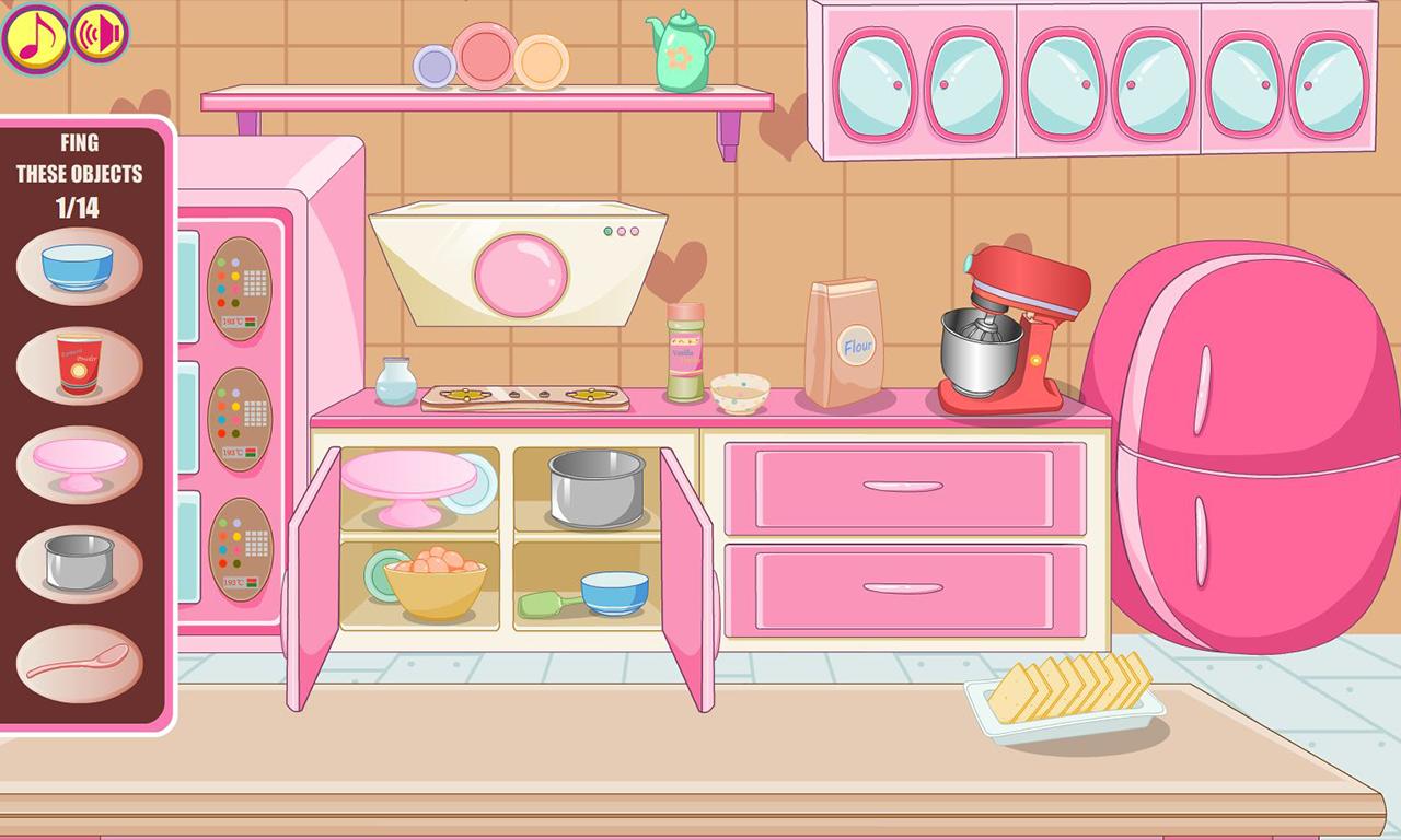 Birthday cake cooking