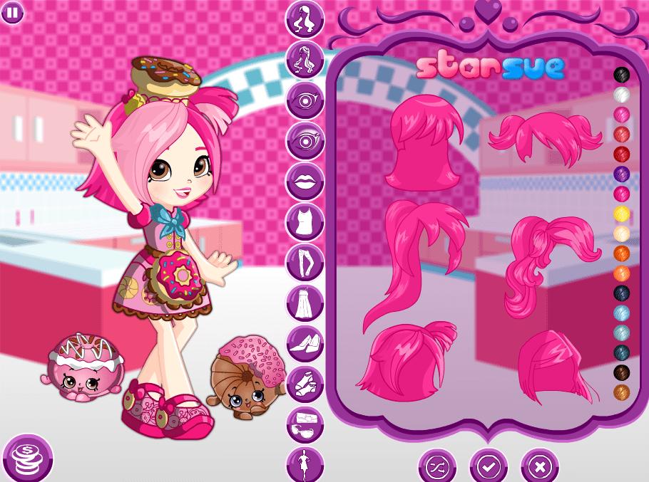 Shop kins Dress up Games
