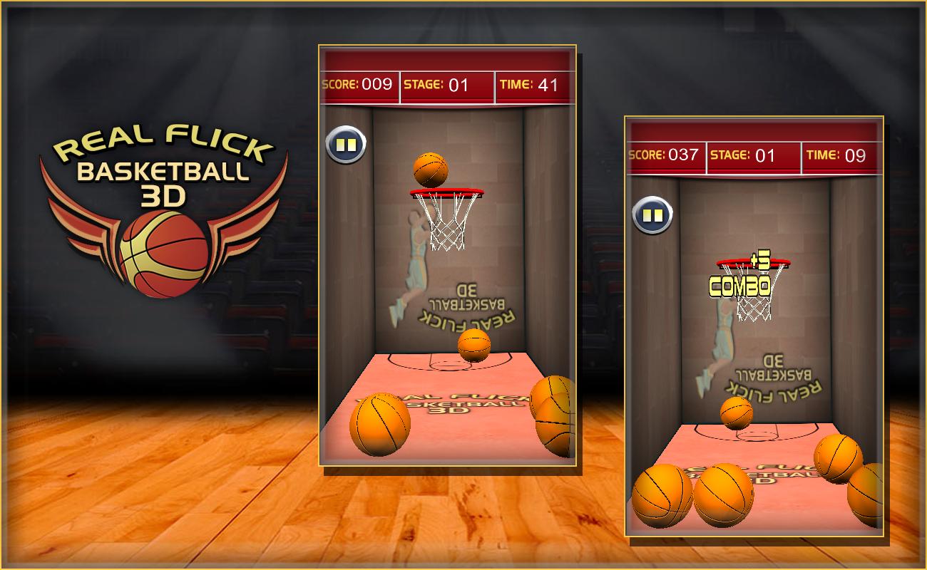 Real Flick Basketball 3D