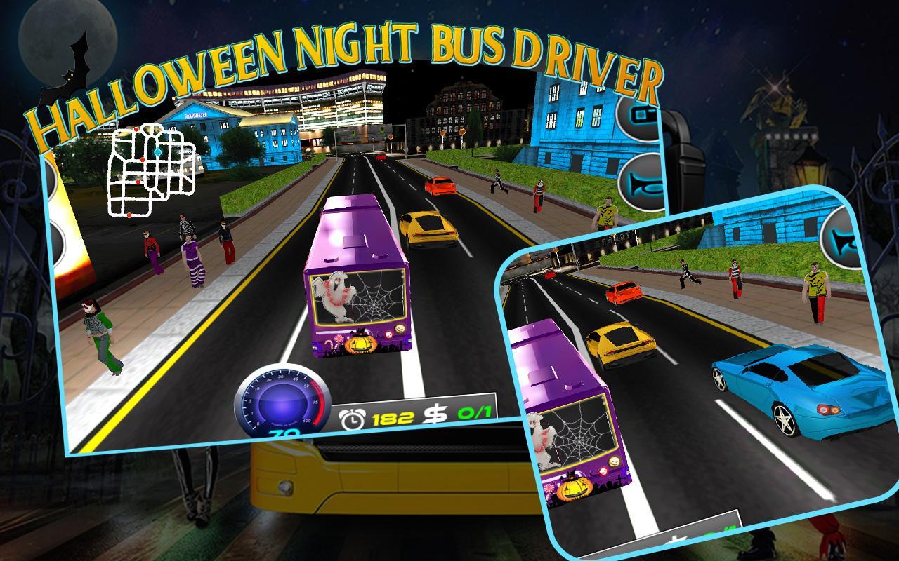 Halloween Night Bus Driver