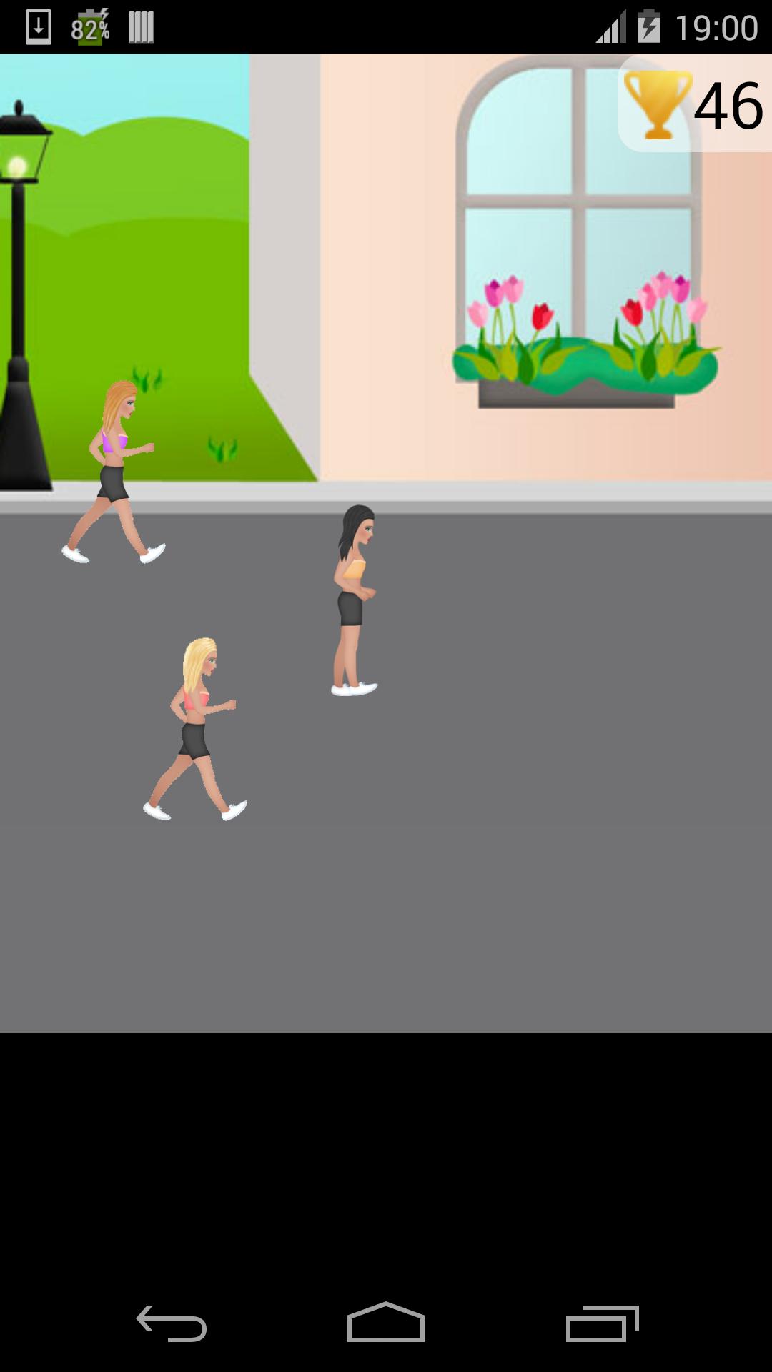 running sport girl game